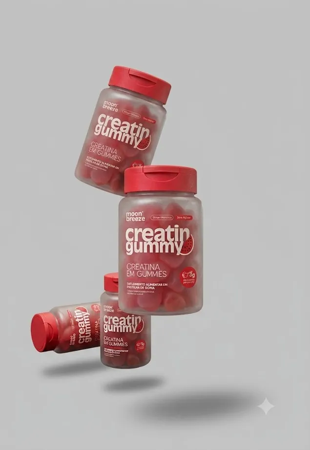 Composição de potes Creatin Gummy